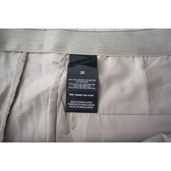 Greg Norman G7S23XDH696B Men's Sz 38 Taupe Performance Stretch Golf Shorts - Picture 4 of 7